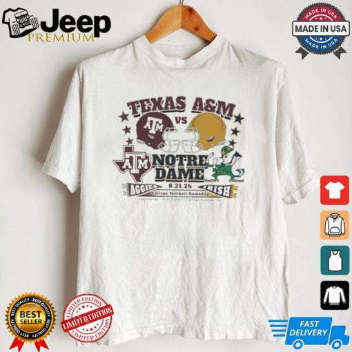 Texas A&m Vs Notre Dame College Football Gameday Aggieland Kyle Fields College Station Tx T shirt