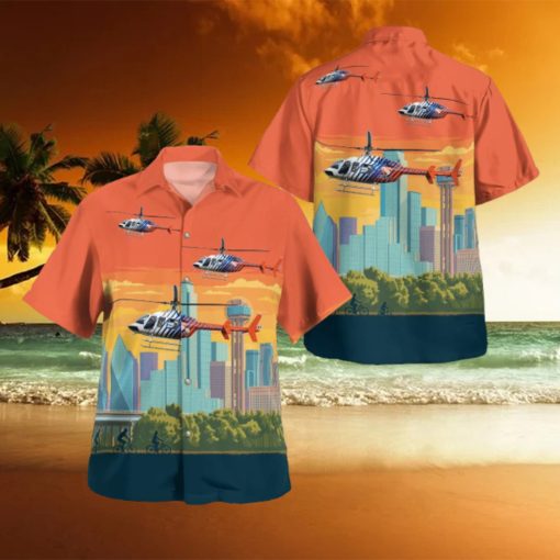 Texas, CareFlite Bell 407GX 3D Hawaiian Shirt Gift For Summer