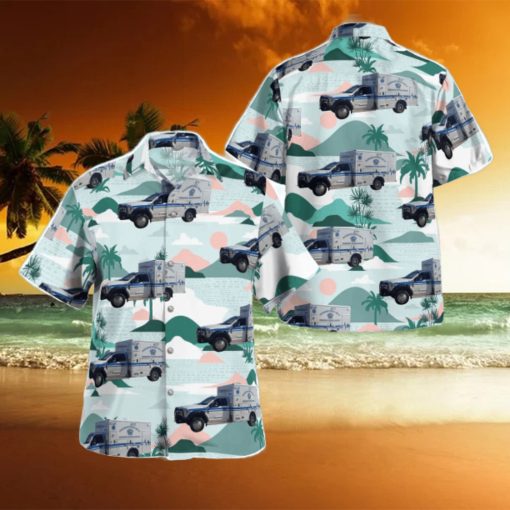 Texas, Galveston County ESD #2 3D Hawaiian Shirt Gift For Summer