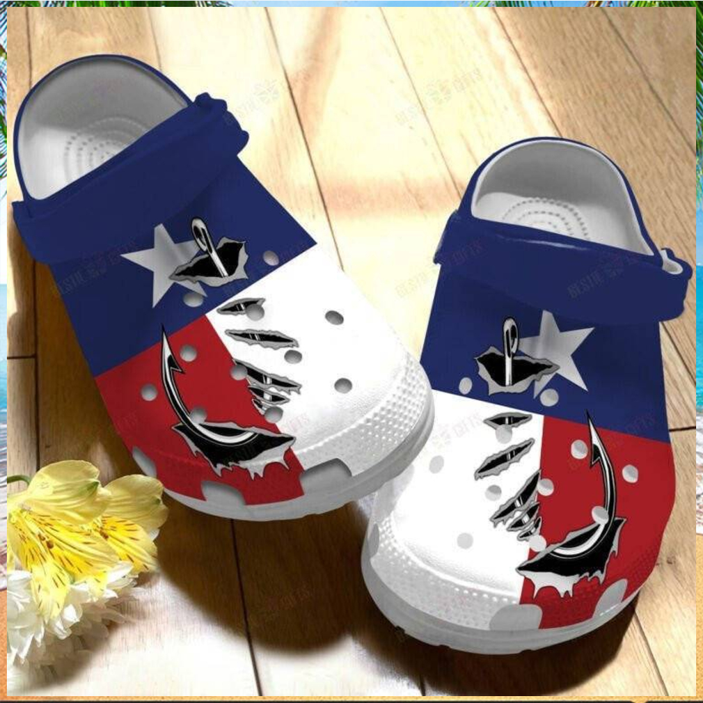Texas Hook Fishing Shoes Crocs - teejeep