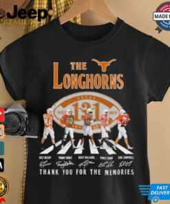 Texas Longhorns 131th Anniversary 1893 2024 Abbey Road thank you for the memories shirt