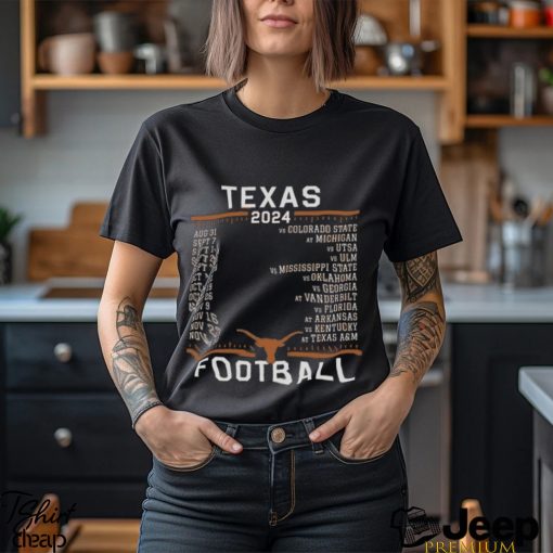 Texas Longhorns 2024 Football Schedule shirt