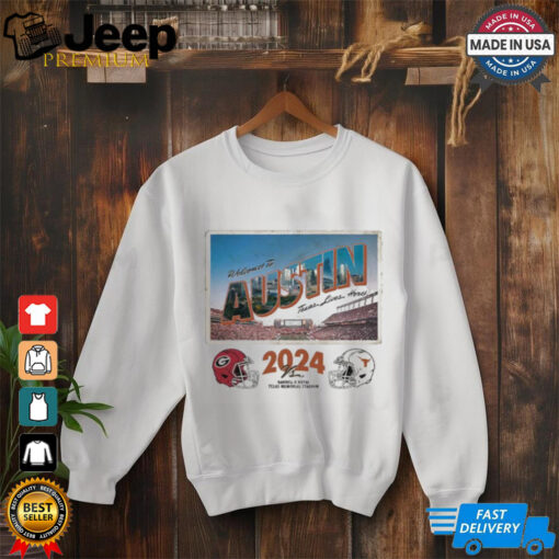 Texas Longhorns 2024 Georgia Gameday Austin Postcard Shirt