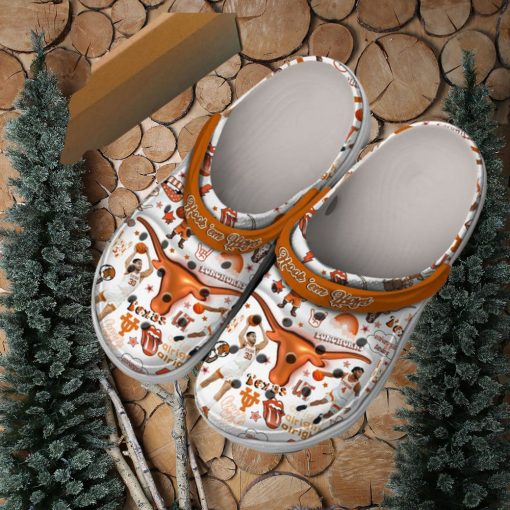 Texas Longhorns Hook ’em Horns Y’all Crocs Clog Shoes