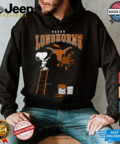 Texas Longhorns Snoopy Painting Shirt