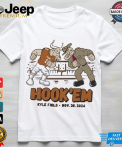 Texas Longhorns Standing Mascot Hook ‘Em Vs Texas A&M Shirt