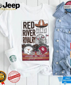 Texas Longhorns Vs Oklahoma Sooners Red River Rivalry Battle for the Golden Hat 2024 Shirt