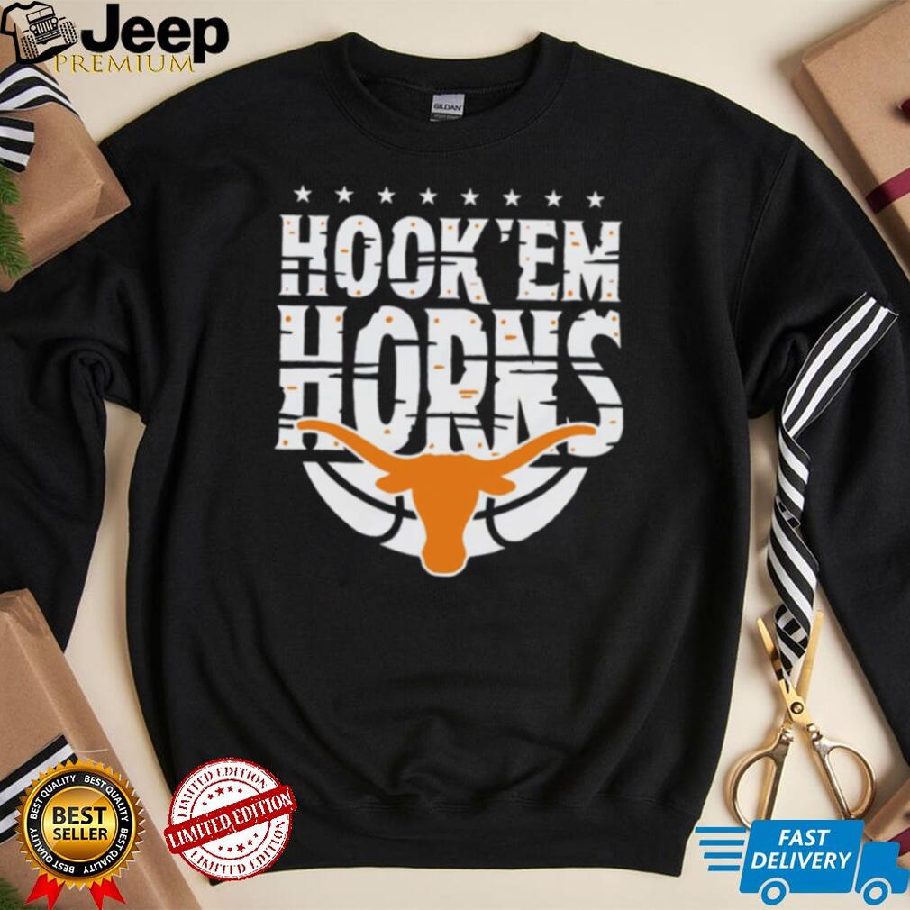 Texas Longhorns basketball hook 'em Horns logo shirt - teejeep