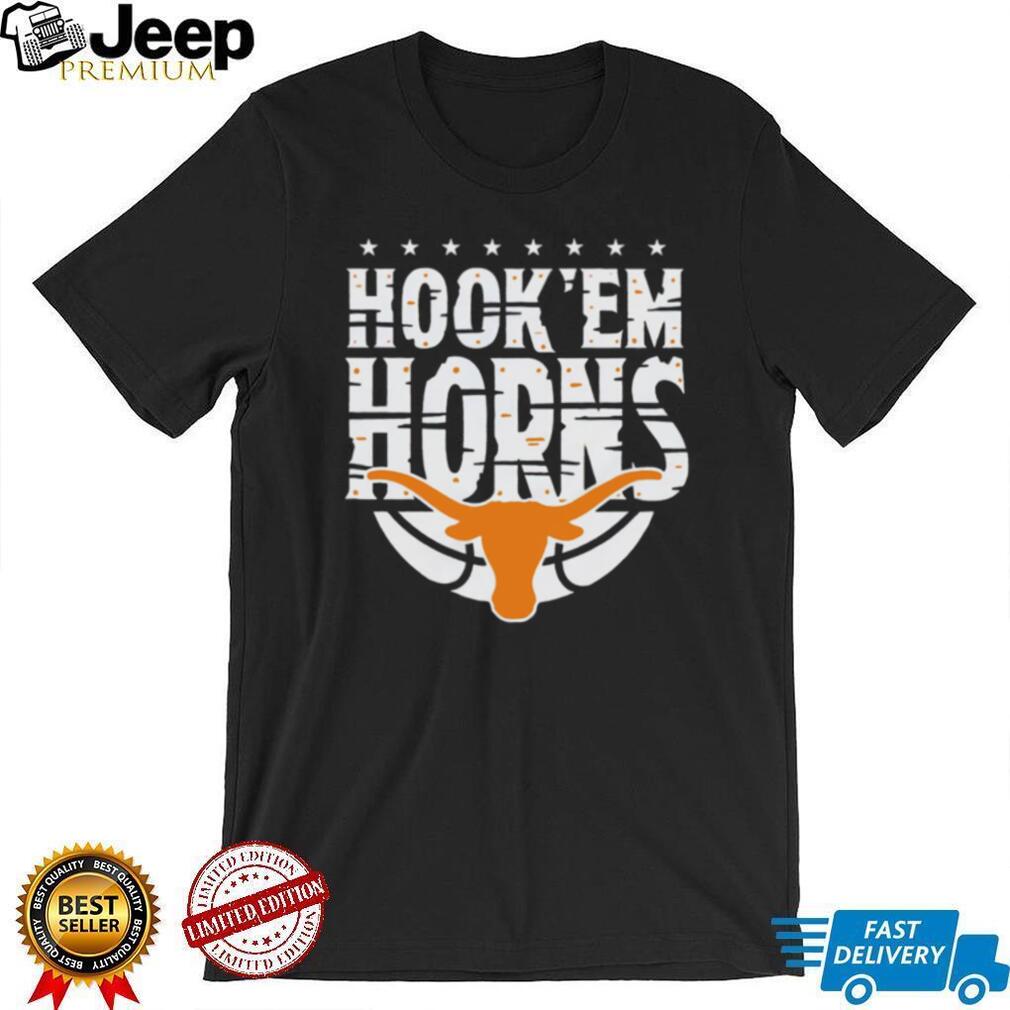 Texas Longhorns basketball hook 'em Horns logo shirt - teejeep