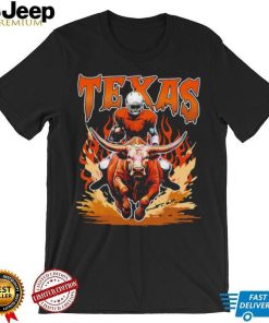 Texas Longhorns football skeleton player Vintage shirt