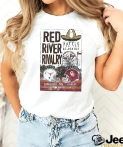 Texas Longhorns vs. Oklahoma Sooners Red River Rivalry Battle For The Golden Hat t shirt