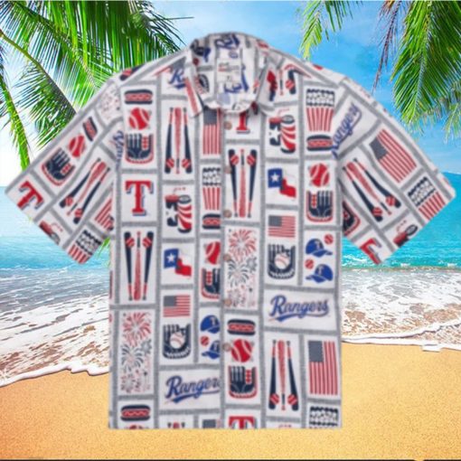 Texas Rangers Hawaiian Shirt – Baseball Patriot Edition