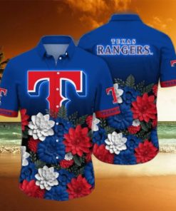 Texas Rangers MLB Flower Hawaii Shirt And Tshirt For Fans,