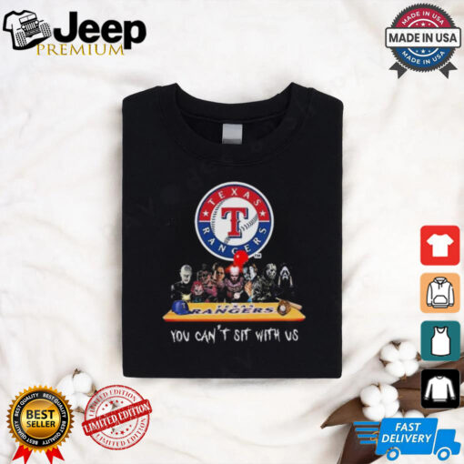 Texas Rangers MLB Horror Movies Halloween You Can’t Sit With Us 2024 Shirt