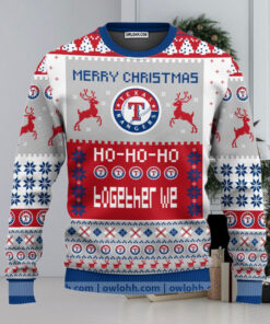 Texas Rangers Merry Christmas Ugly Christmas Sweaters