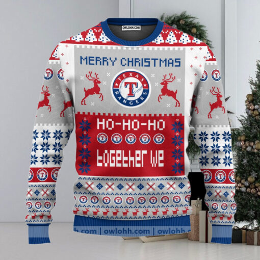 Texas Rangers Merry Christmas  Ugly Christmas Sweaters