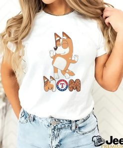 Texas Rangers Smiling Dancing Bluey Mom shirt