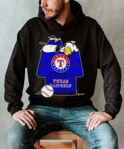 Texas Rangers Snoopy And Woodstock The Peanuts Baseball shirt