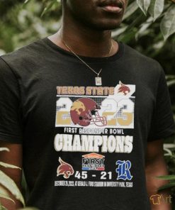 Texas State 2023 First Responder Bowl ChampionsTee Shirt