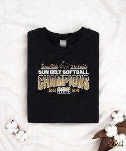 Texas State Bobcats Sun Belt Softball Champions 2024 Shirt