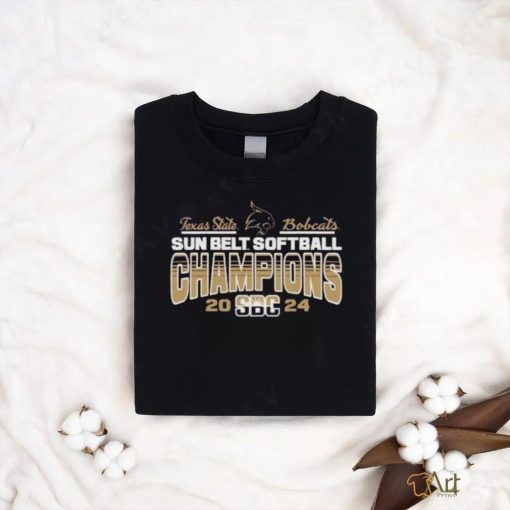 Texas State Bobcats Sun Belt Softball Champions 2024 Shirt