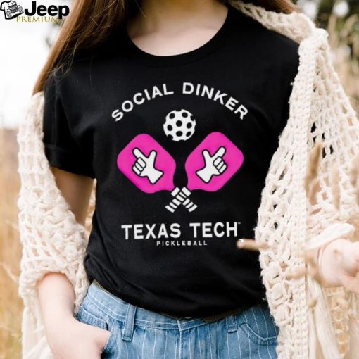 Texas Tech Pickleball social dinker shirt