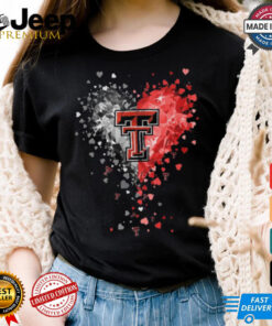 Texas Tech Red Raiders Crystal Heart Shirt