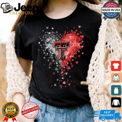 Texas Tech Red Raiders Crystal Heart Shirt