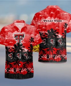 Texas Tech Red Raiders Palms Tree Hawaiian Shirt