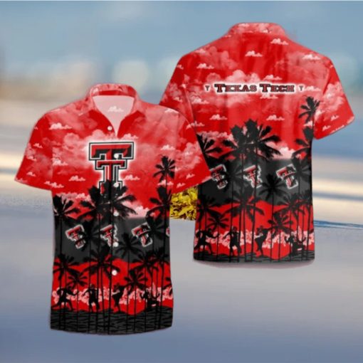 Texas Tech Red Raiders Palms Tree Hawaiian Shirt