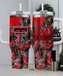 Texas Tech Red Raiders Realtree Hunting 40oz Tumbler