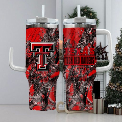 Texas Tech Red Raiders Realtree Hunting 40oz Tumbler