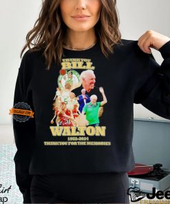 Thank You Bill Walton Boston Celtics 1952 2024 thank you for the memories t shirt