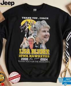 Thank You, Coach Lisa Bluder Iowa Hawkeyes 2000 2024 Thank You For The Memories T Shirt