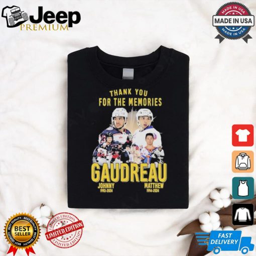 Thank You For The Memories Gaudreau Johnny Gaudreau Matthew 2024 T Shirt