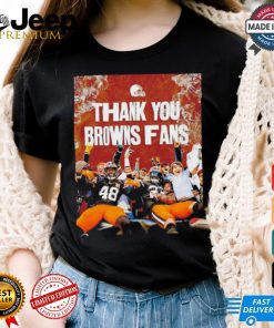 Thank you Cleveland Browns Fans shirt