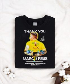 Thank you Marco Reus Borussia Dortmund 2012 2024 signature shirt