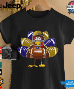 Thanksgiving Turkey Baltimore Ravens T Shirt