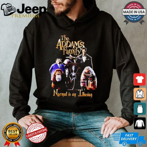 The Addams Family normal is an illusion Halloween shirt