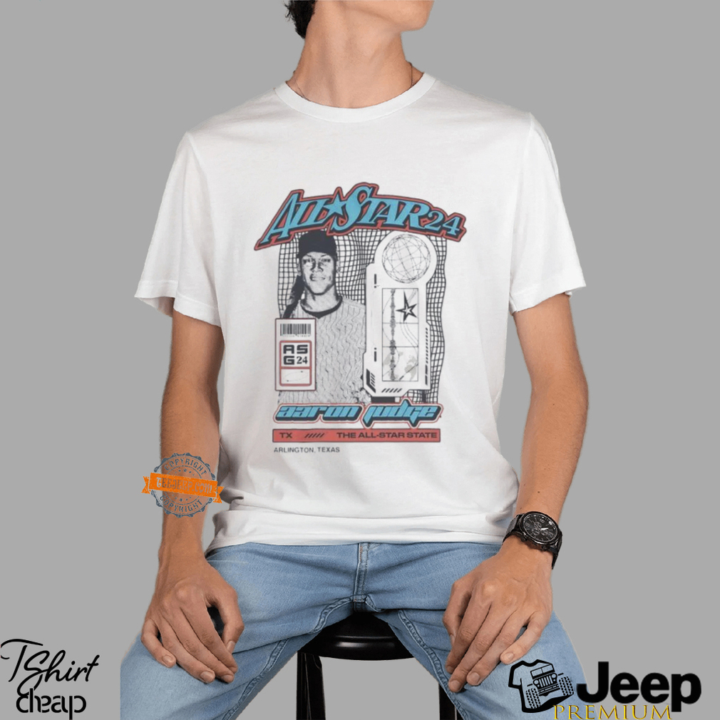 The All Star 24 state Aaron Judge baseball player shirt