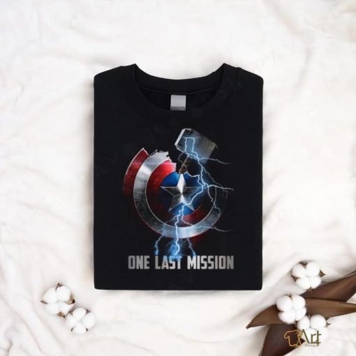 The Avengers Thor Hammer And Captain America’s Shield One Last Mission T Shirt