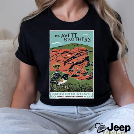 The Avett Brothers July 5 2024 Red Rocks Amphitheatre in Morrison CO Poster Shirt