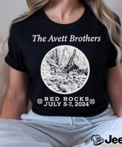 The Avett Brothers Red Rocks July 5 7 2024 Event Shirt