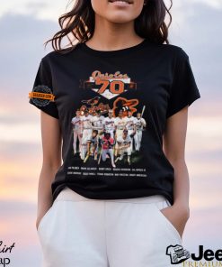 The Baltimore Orioles Celebrate Their 70th Anniversary Unisex T shirt