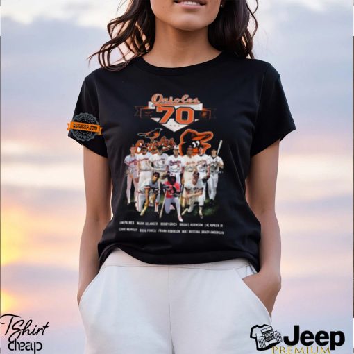 The Baltimore Orioles Celebrate Their 70th Anniversary Unisex T shirt