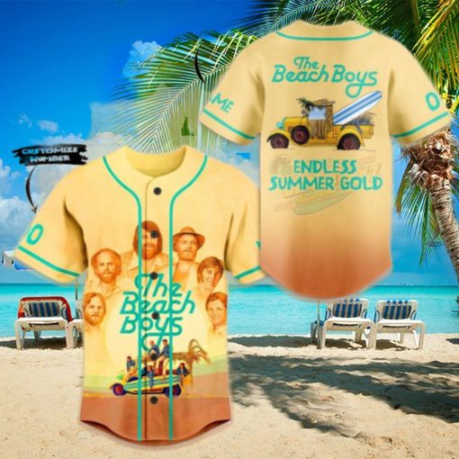 The Beach Boys Endless Summer Gold Custom Baseball Jersey