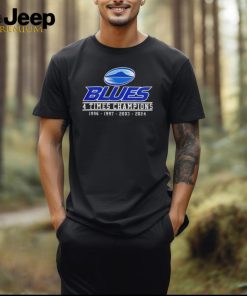 The Blues Super Rugby 4 Times Champions 2024 shirt