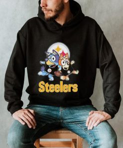 The Bluey Pittsburgh Steelers logo shirt