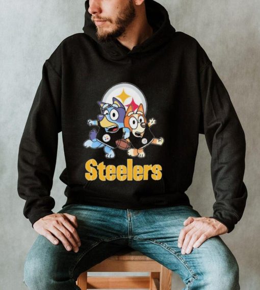 The Bluey Pittsburgh Steelers logo shirt