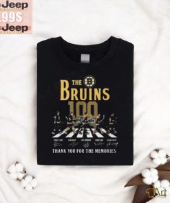 The Boston Bruins 100 Thank You For The Memories T Shirt